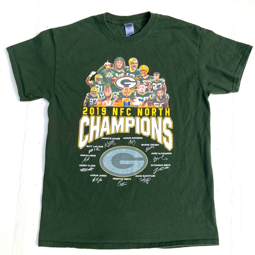 Green Bay Packers 2019 NFC North Champions T-Shirt ~M~